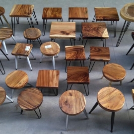 Bàn ghế quán cafe - Mẫu 2