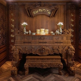 Nội Thất Phòng Thờ - Mẫu 8