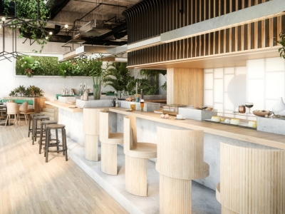Thi công nội thất quán cafe